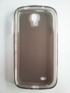 Силиконов гръб за Samsung i9500 Galaxy S4 с тапички Черен